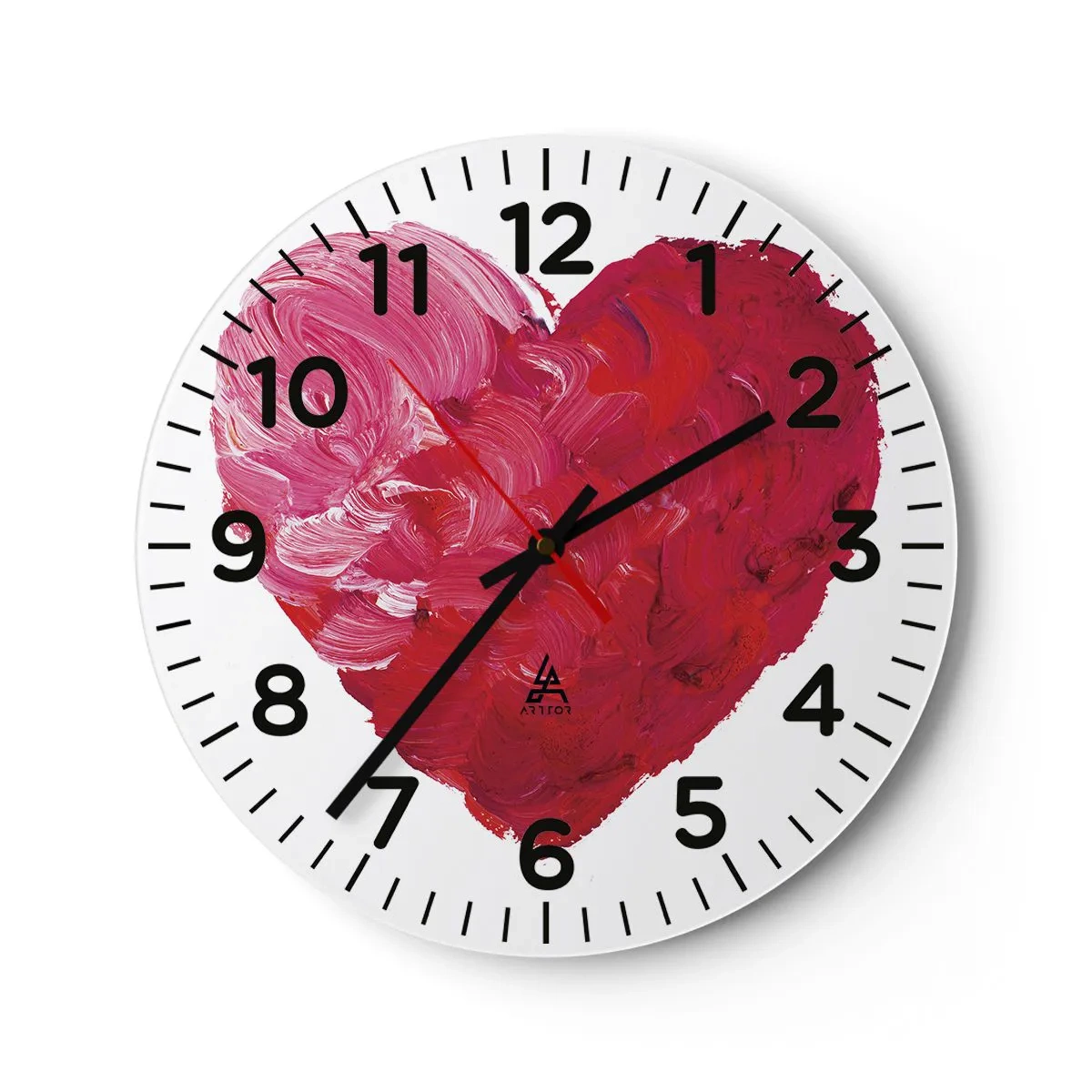 Orologio da parete - Orologio in Vetro - All you need is love - 40x40 cm
