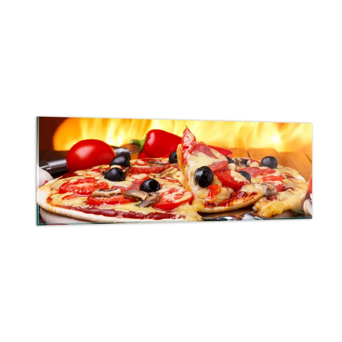 Quadro su vetro - From Italy with love - 90x30 cm