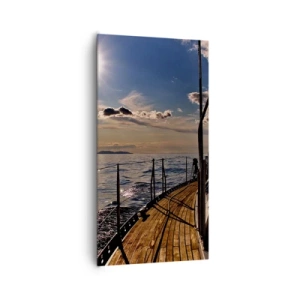 Quadro su tela - Stampe su Tela - A vele spiegate verso il sole - 65x120 cm