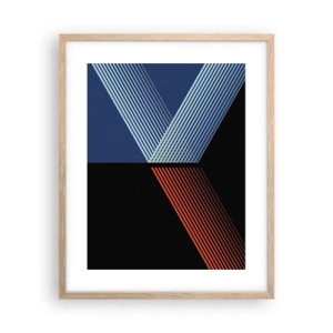 Poster in cornice rovere chiaro - Una storia semplice - 40x50 cm