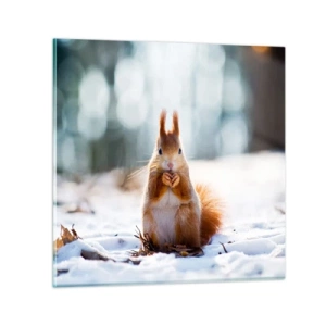 Quadro su vetro - Che cosa guardi? - 40x40 cm