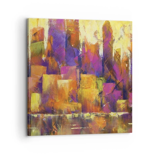 Quadro su tela - Stampe su Tela - Composizione metropolitana - 70x70 cm