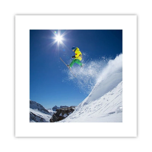Poster - Ballando con i monti - 30x30 cm