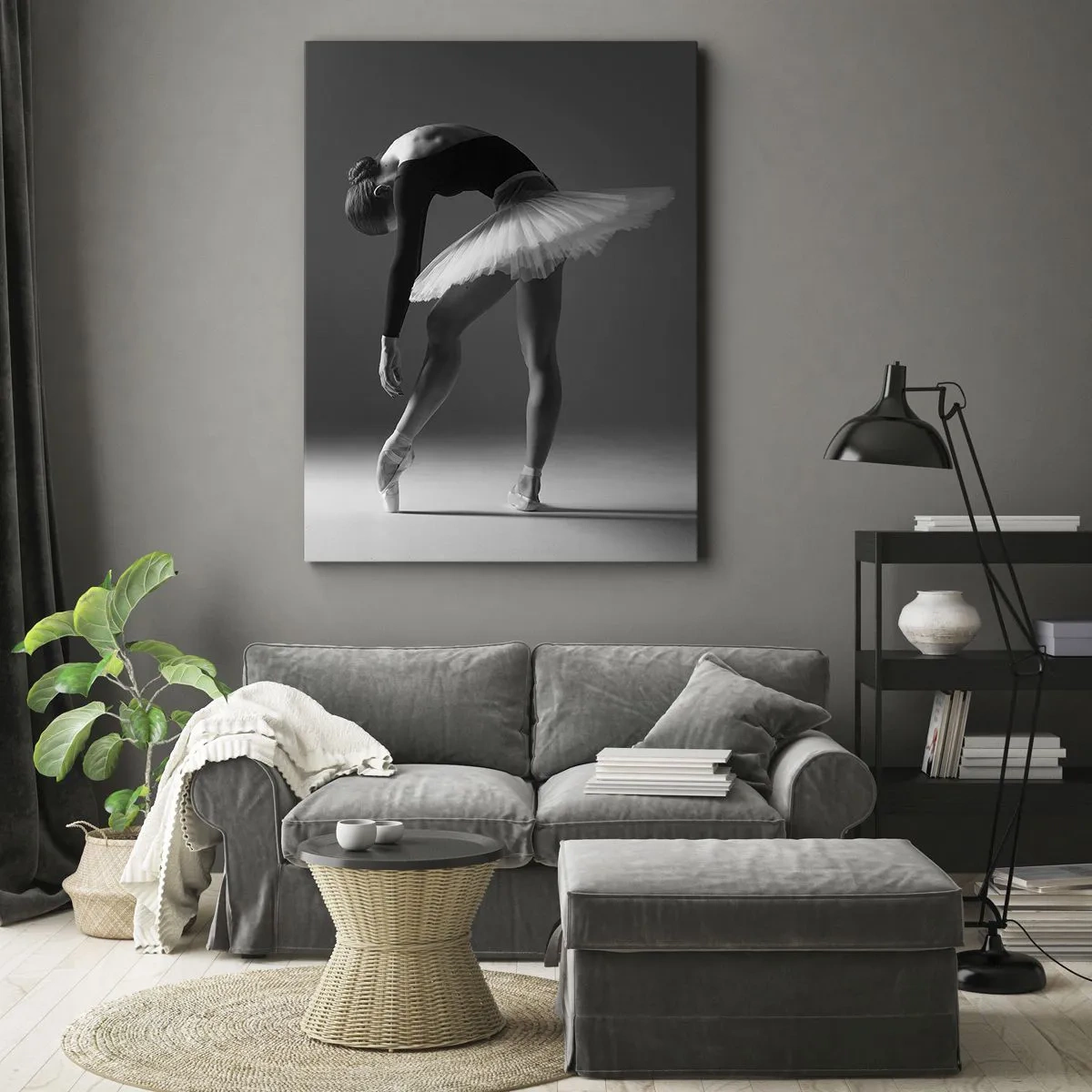 Quadro su tela - Stampe su Tela - Bella ballerina - 45x80 cm