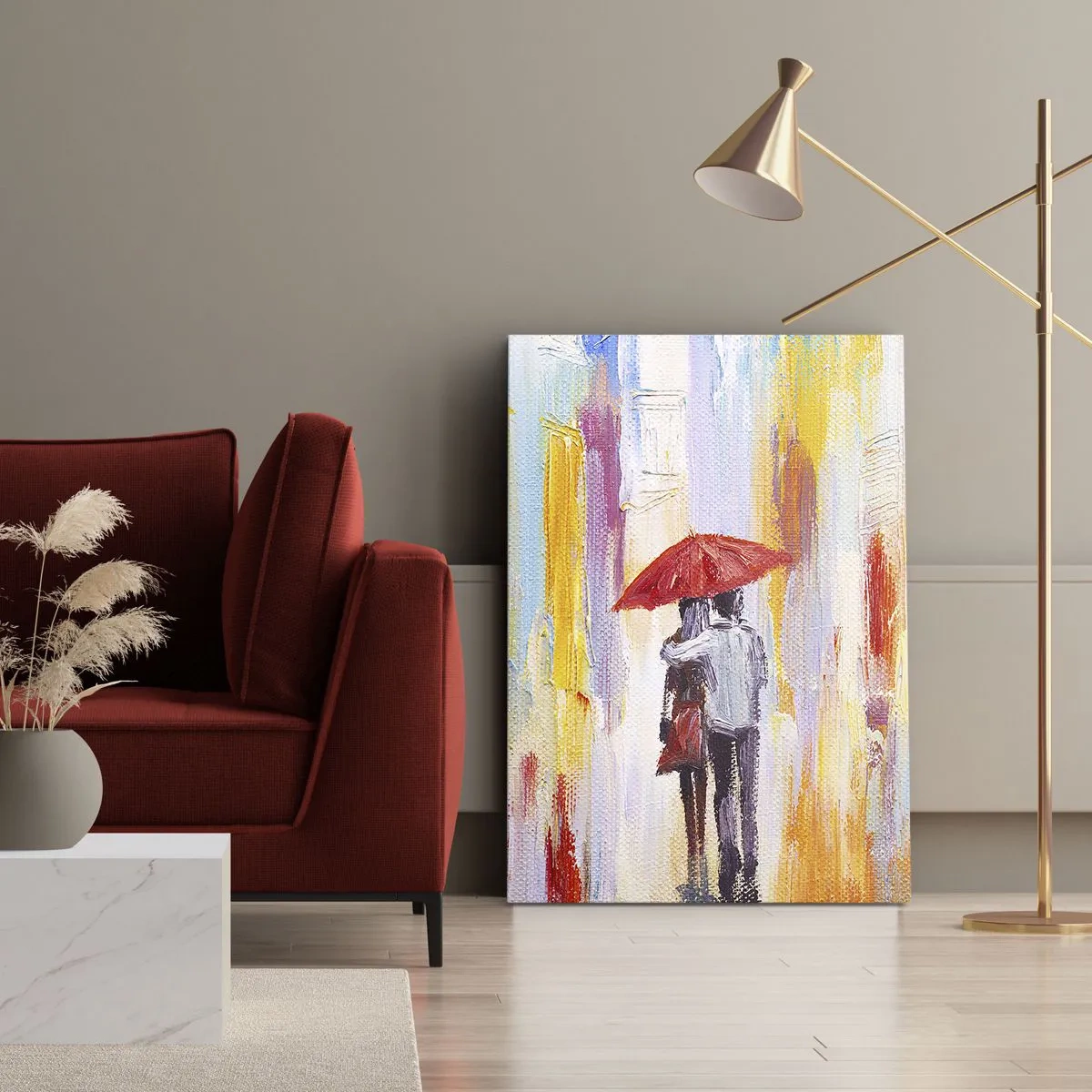 Quadro su tela - Stampe su Tela - Che piova ancora - 55x100 cm