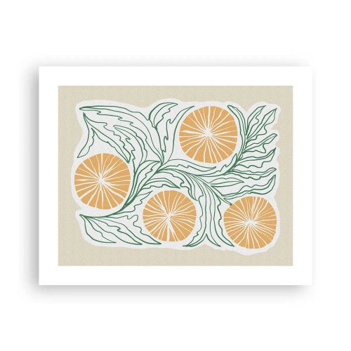 Poster - Etnicamente con una nota di astrazione - 50x40 cm