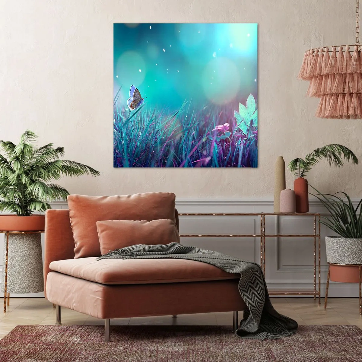 Quadro su tela - Stampe su Tela - La vita segreta del prato - 60x60 cm