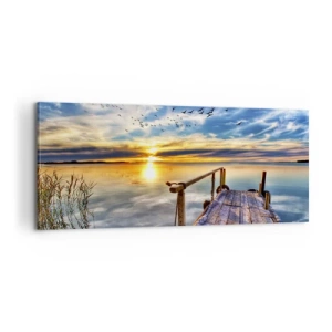 Quadro su tela - Stampe su Tela - Il vento è andato a dormire - 100x40 cm