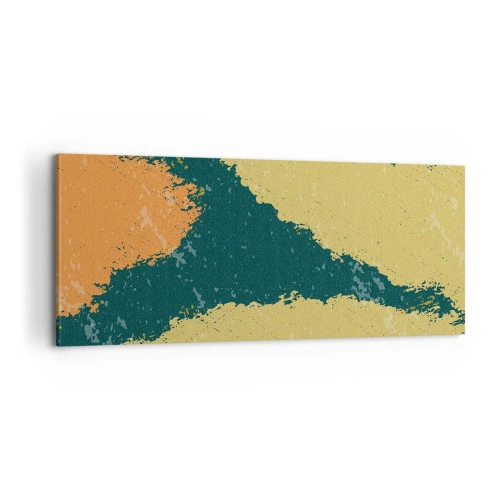 Quadro su tela - Stampe su Tela - Astrazione: movimento lento - 100x40 cm