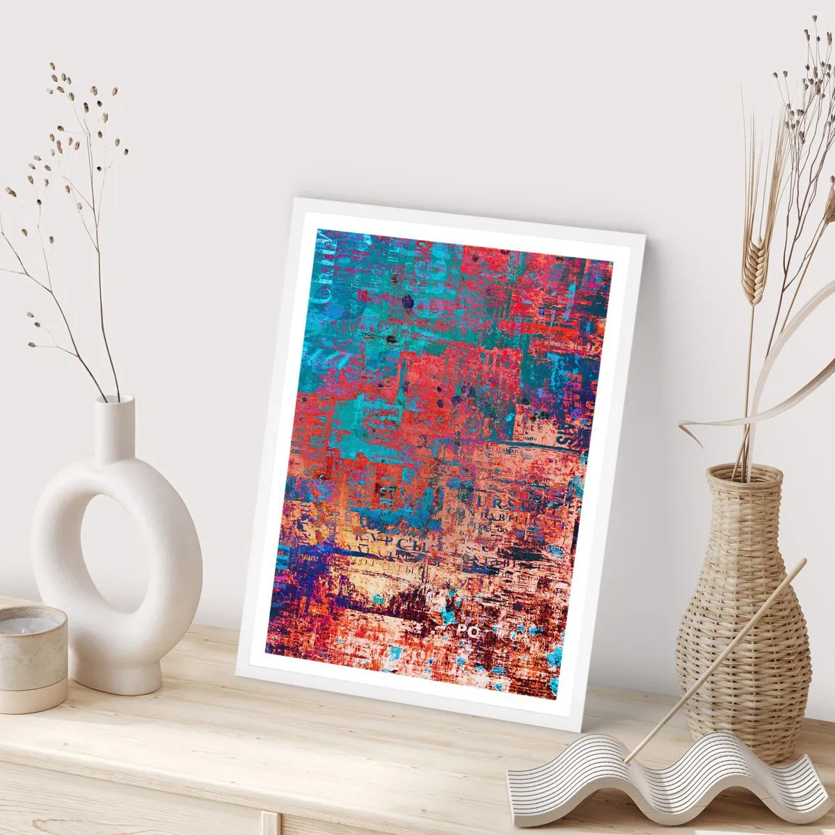 Poster in cornice bianca - Memoria e dimenticanza - 50x70 cm