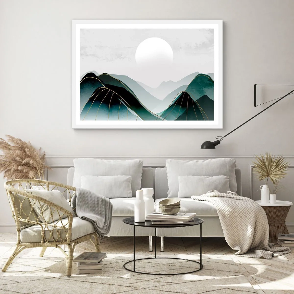 Poster in cornice bianca - In tutta la maestà - 40x30 cm