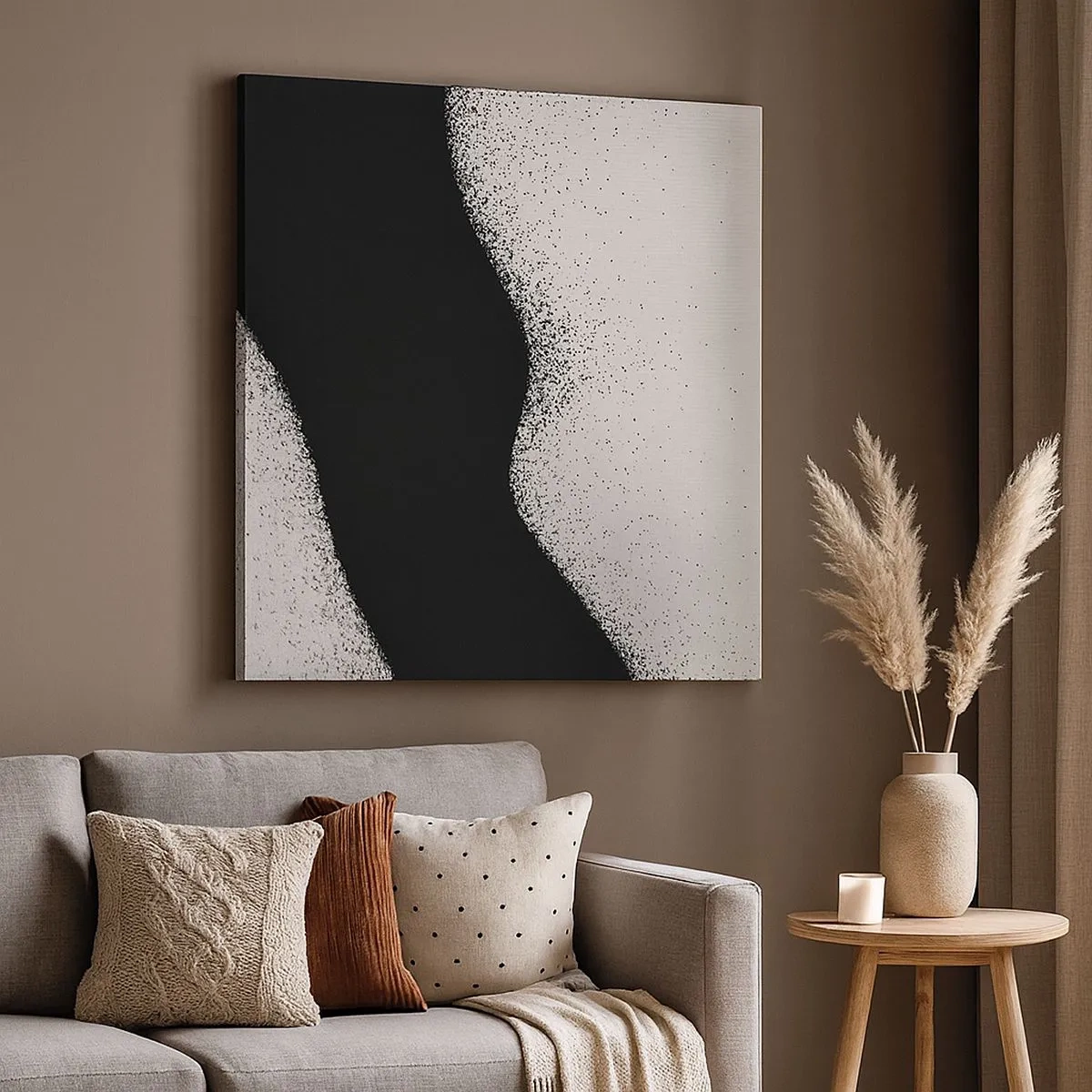 Quadro su tela - Stampe su Tela - Equilibrio fluido - 30x30 cm