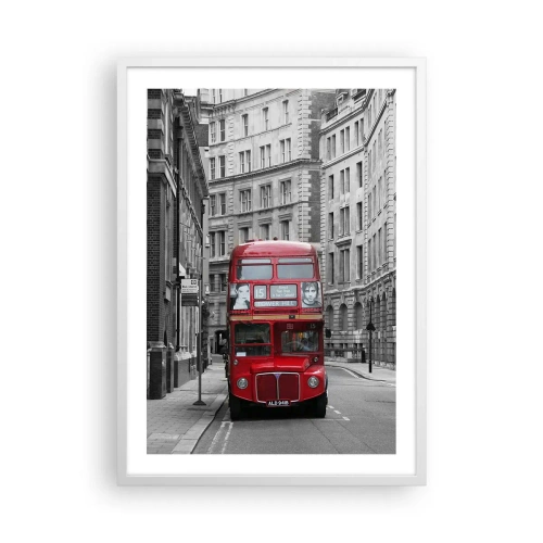 Poster in cornice bianca - Il quotidiano non deve essere grigio - 50x70 cm