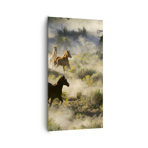 Quadro su tela - Stampe su Tela - Rivalità: libertà o forza mascolina? - 65x120 cm