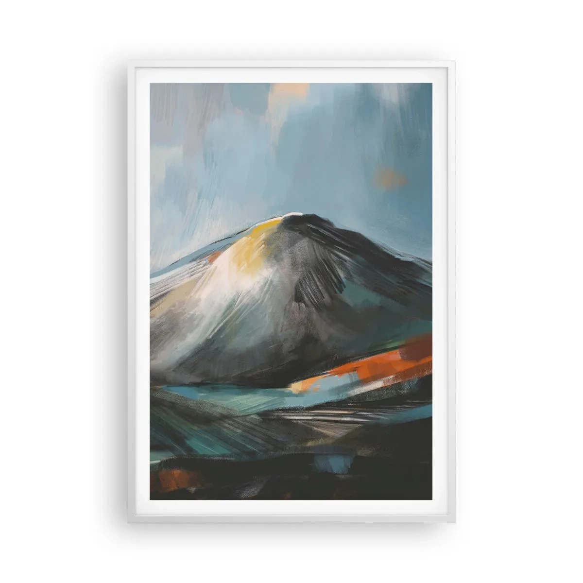 Poster in cornice bianca - Aspri e belli - 70x100 cm