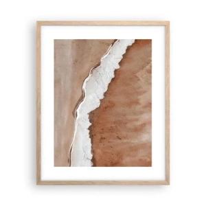 Poster in cornice rovere chiaro - Nei colori della terra - 40x50 cm