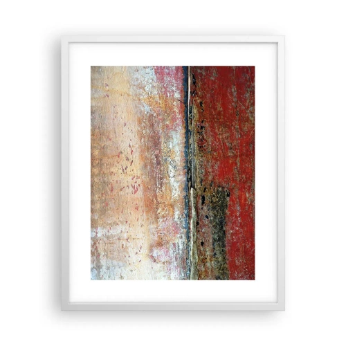 Poster in cornice bianca - Forse è il mare - 40x50 cm