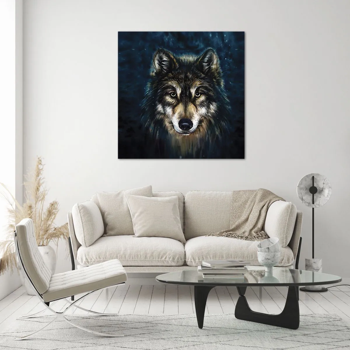Quadro su vetro - Alfa? E omega - 60x60 cm