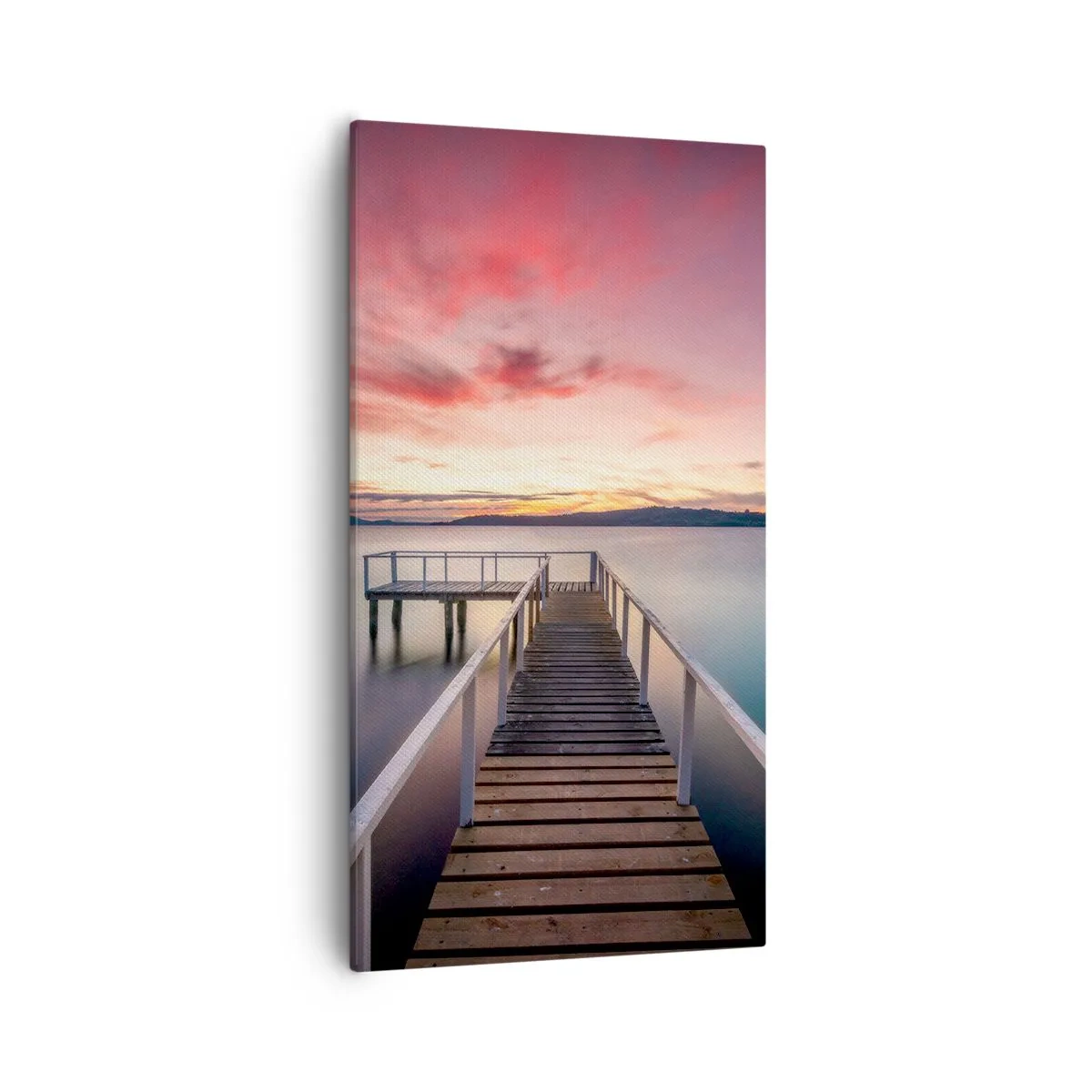 Quadro su tela - Stampe su Tela - La fiamma mite della sera - 55x100 cm