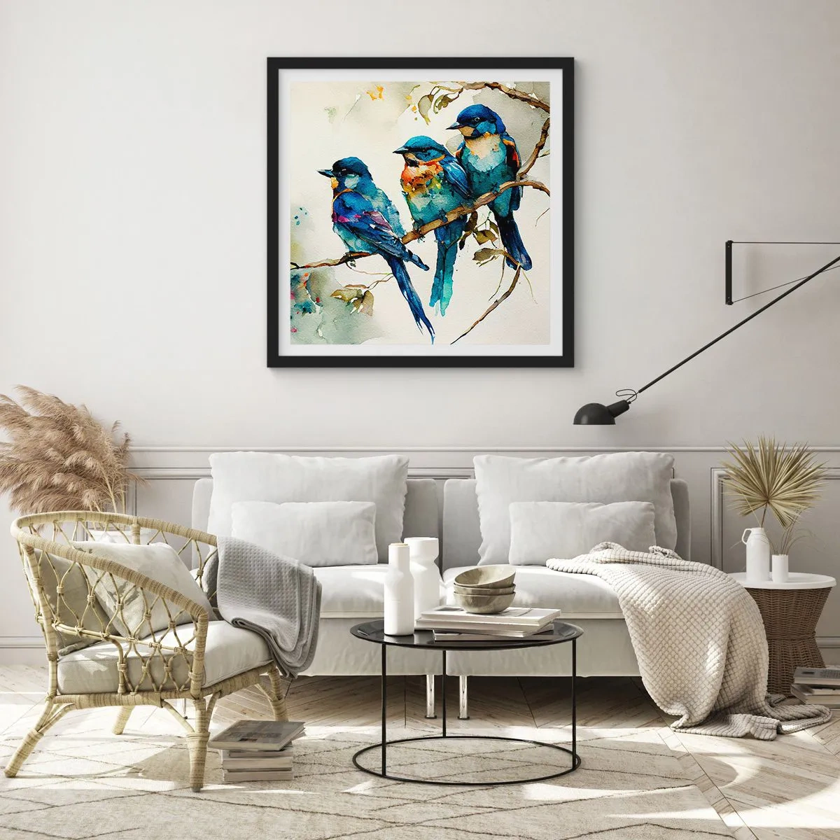 Poster in cornice nera - Si è offeso? - 50x50 cm