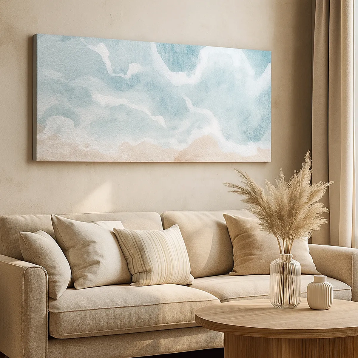 Quadro su tela - Stampe su Tela - Astrazione nebulosa - 30x30 cm