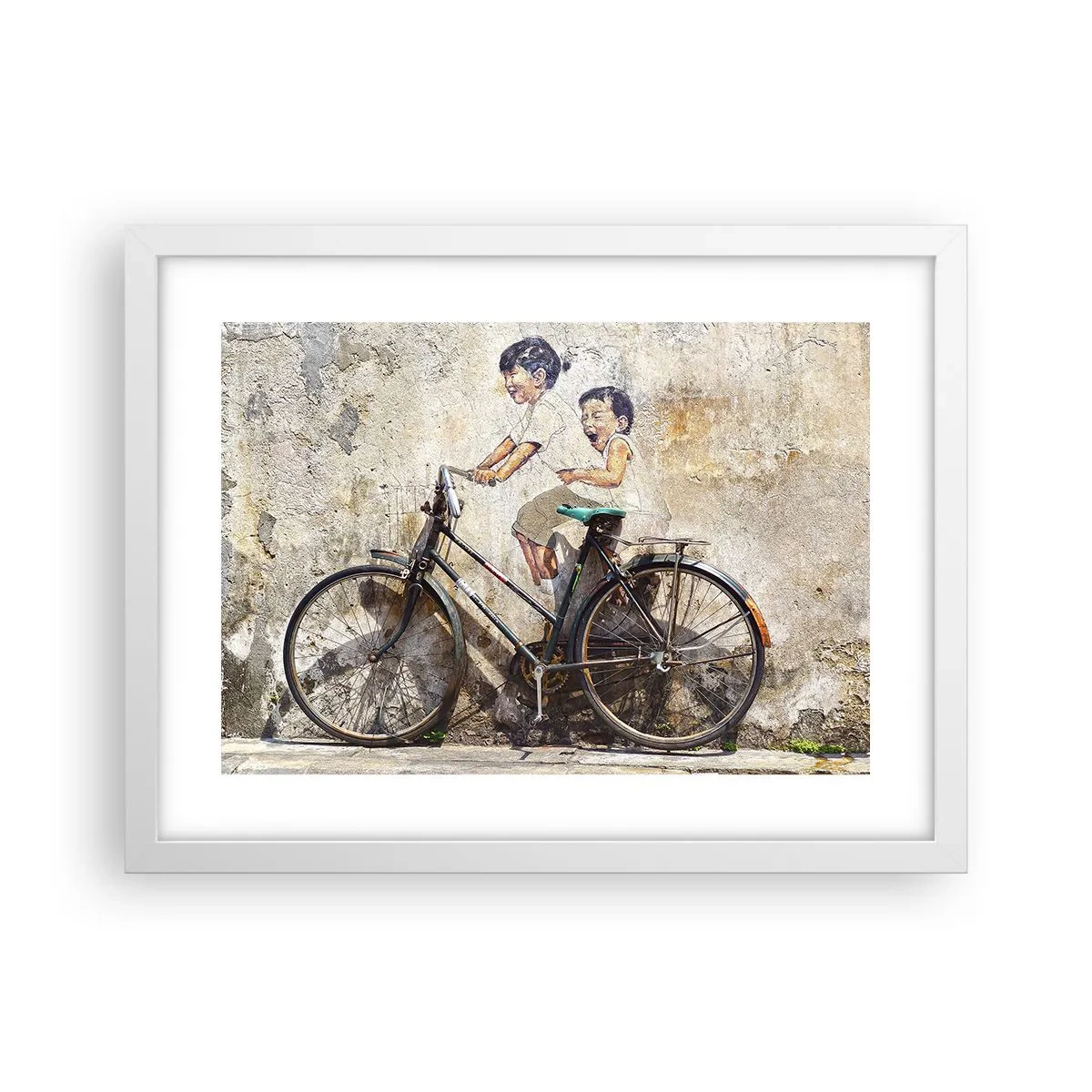 Poster in cornice bianca - Vero o falso? - 40x30 cm