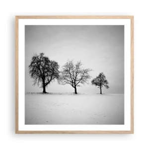 Poster in cornice rovere chiaro - Cosa sognano? - 60x60 cm
