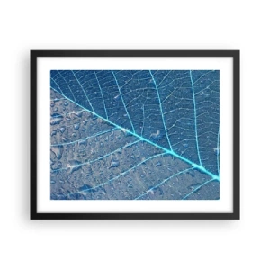 Poster in cornice nera - Vita nel blu - 50x40 cm