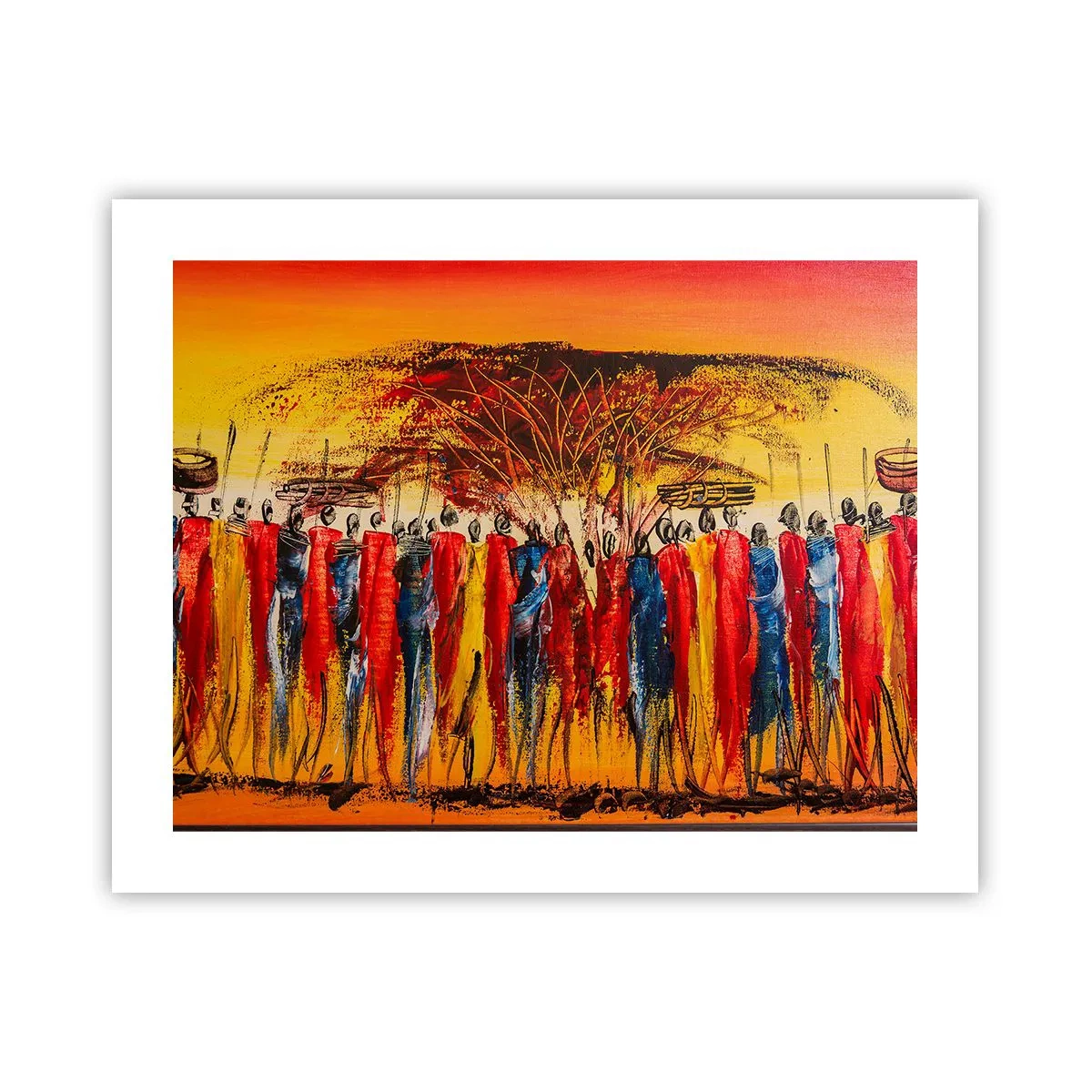 Poster - Al suono dei tam tam - 50x40 cm