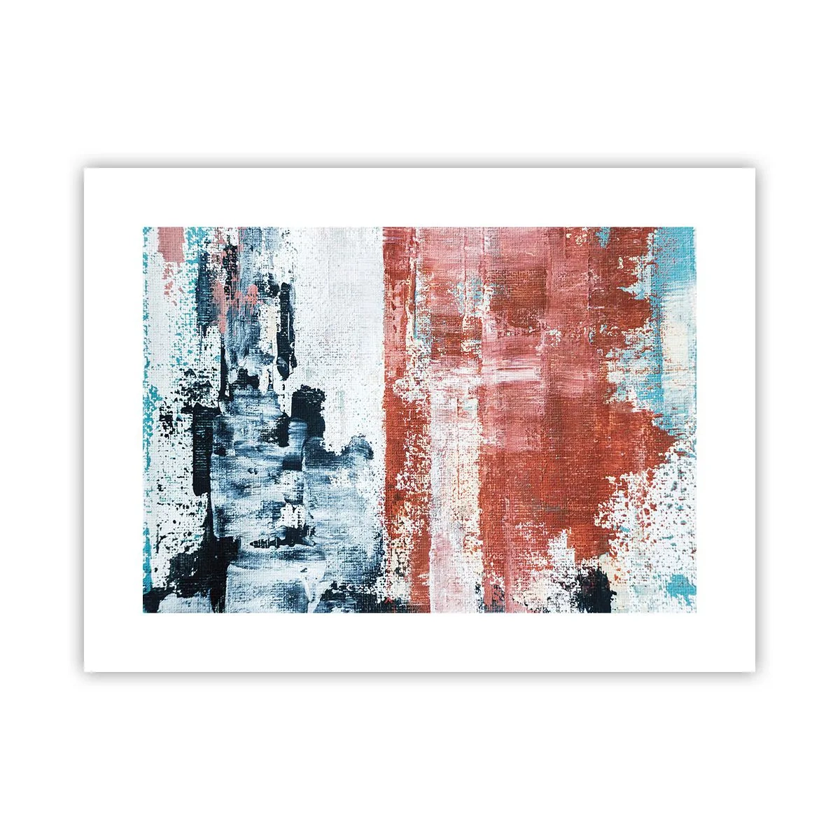 Poster - Astratto in due metà - 40x30 cm