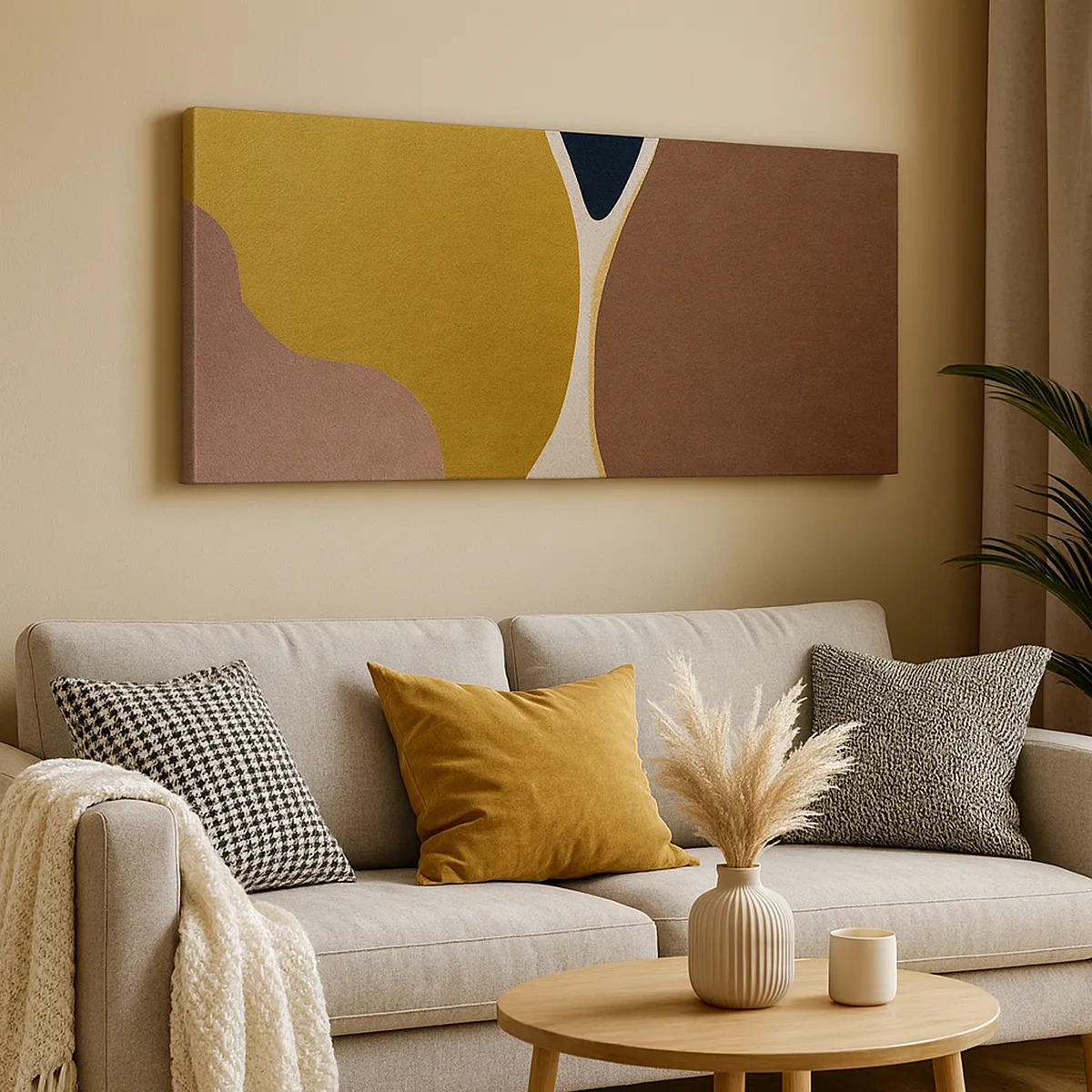 Quadro su tela - Stampe su Tela - Astrazione: un luogo nello spazio - 30x30 cm