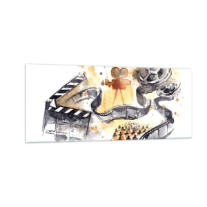 Quadro su vetro - Nel paese dei sogni - 100x40 cm