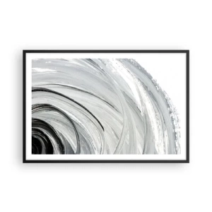 Poster in cornice nera - Composizione orbitale - 91x61 cm
