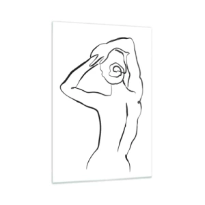 Quadro su vetro - Nudo mattutino - 70x100 cm