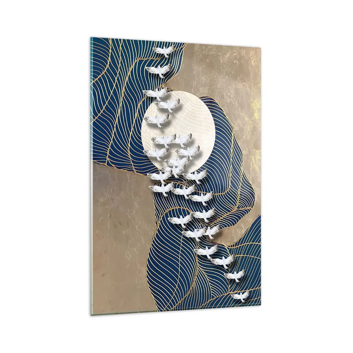 Quadro su vetro - Libertà, viaggio, comunità - 80x120 cm