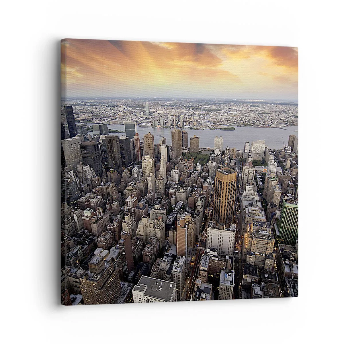 Quadro su tela - Stampe su Tela - Il cuore pulsante dei nostri tempi - 30x30 cm