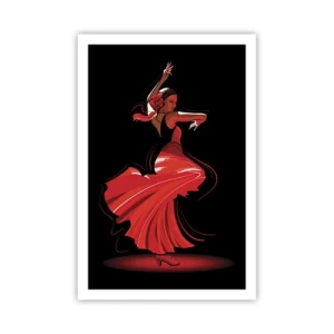 Poster - Lo spirito focoso del flamenco - 61x91 cm