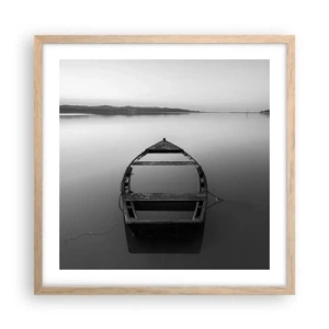 Poster in cornice rovere chiaro - Nostalgia e malinconia - 50x50 cm