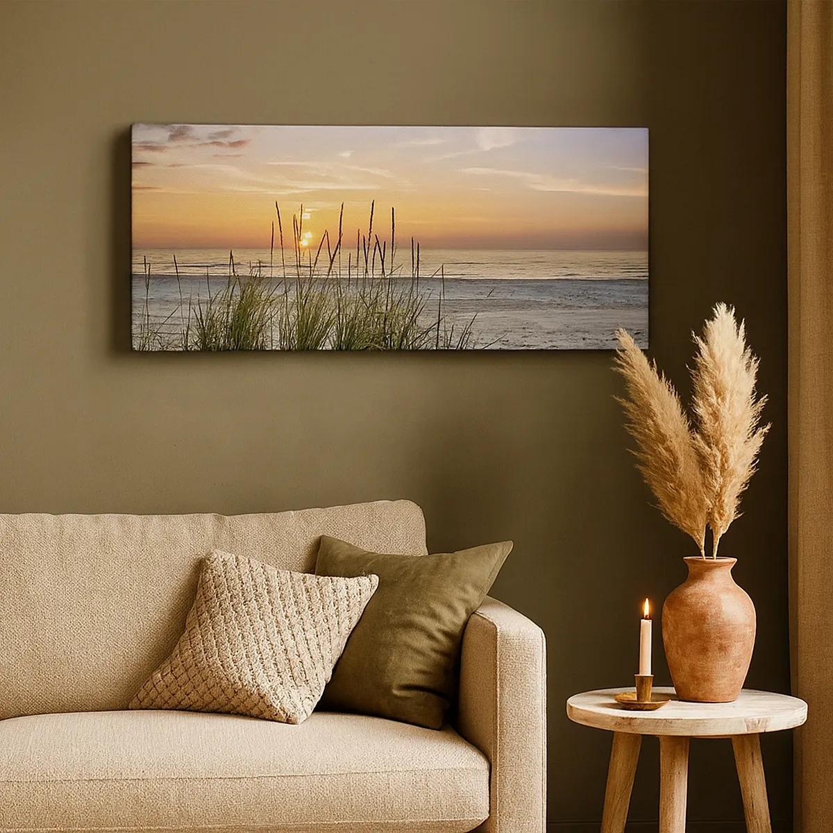 Quadro su tela - Stampe su Tela - Guarda, pensa, senti - 30x30 cm