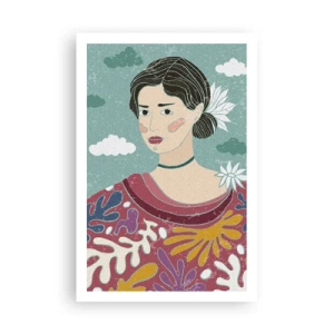 Poster - Con la malinconia nello sguardo - 61x91 cm