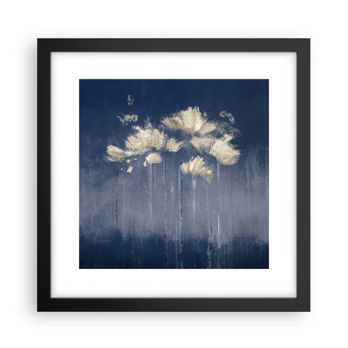 Poster in cornice nera - Come petali al vento - 30x30 cm
