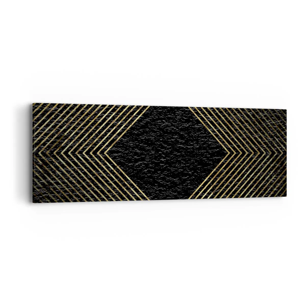 Quadro su tela - Stampe su Tela - Geometria in stile glamour - 90x30 cm