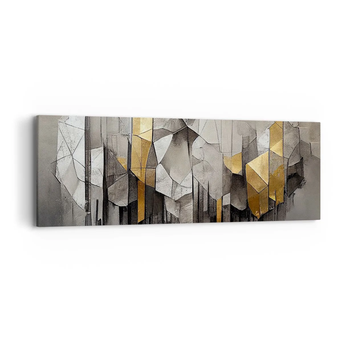 Quadro su tela - Stampe su Tela - Composizione di ghiaccio e luce - 90x30 cm