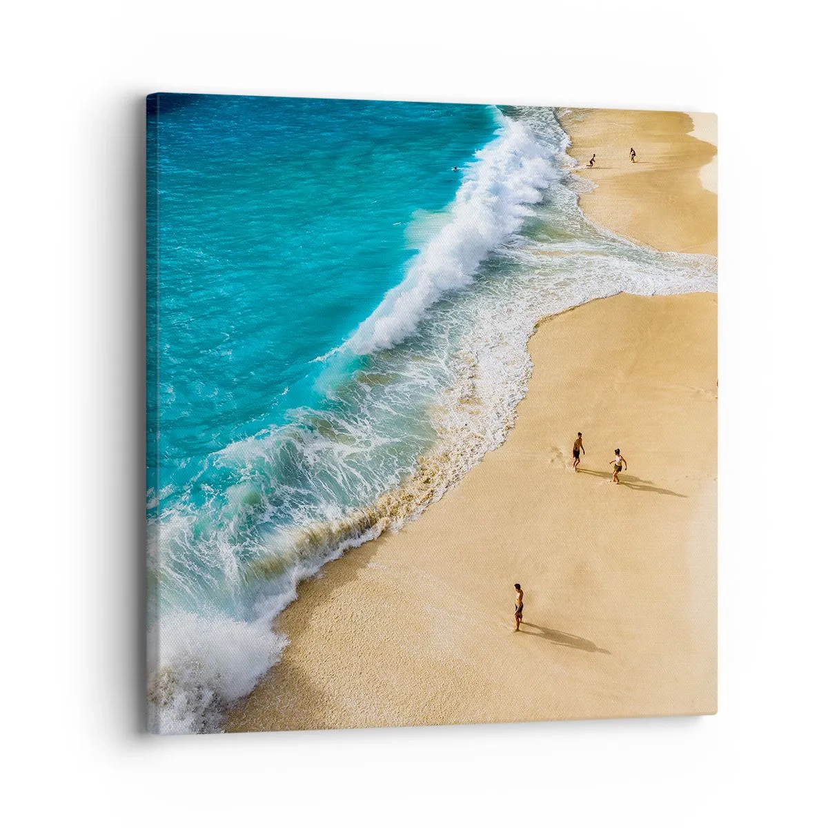 Quadro su tela - Stampe su Tela - E poi il sole, la spiaggia... - 30x30 cm