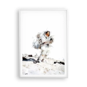 Poster in cornice bianca - L'inviato della Terra - 70x100 cm