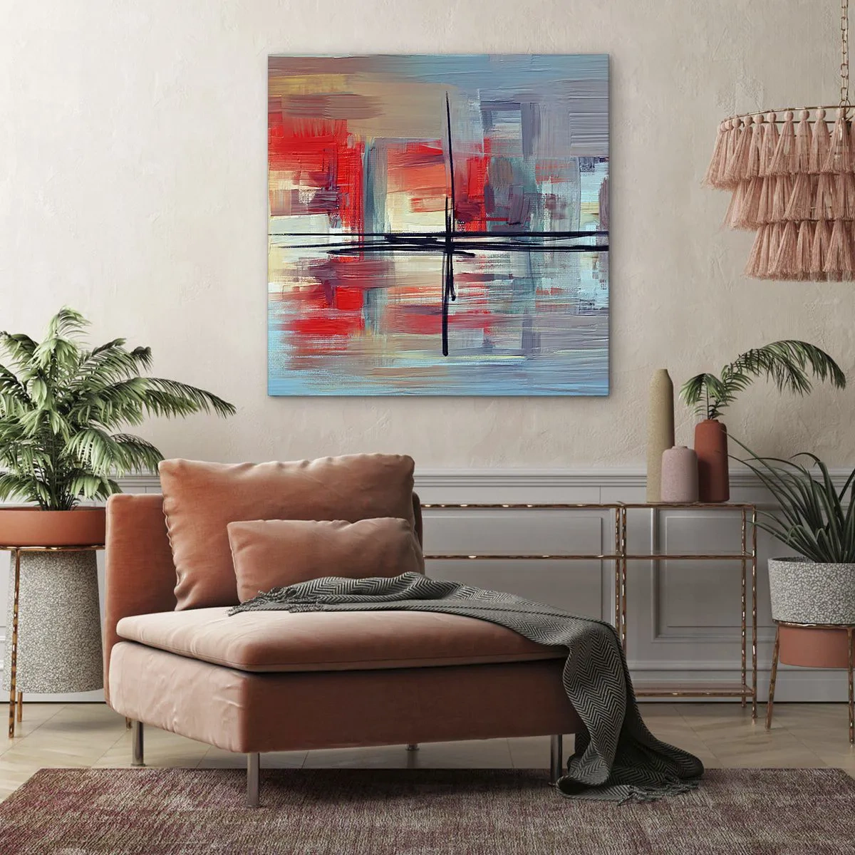 Quadro su tela - Stampe su Tela - Paesaggio in una dimensione sconosciuta - 60x60 cm