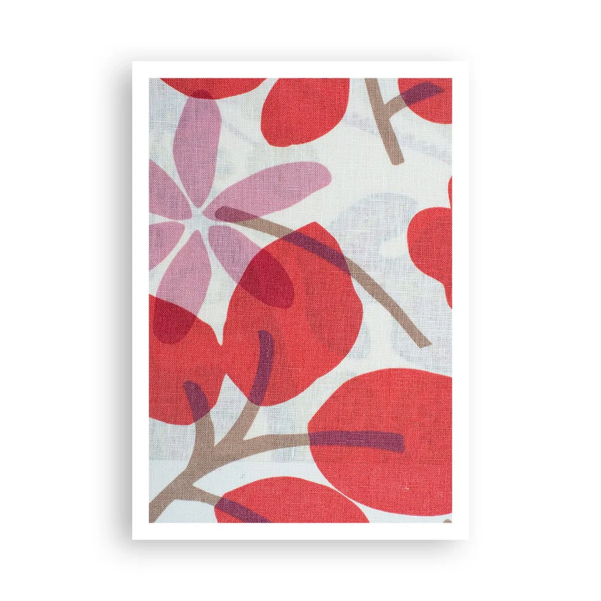 Poster - Composizione di fiori in rosa - 70x100 cm