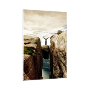 Quadro su vetro - Come ti senti? - 80x120 cm