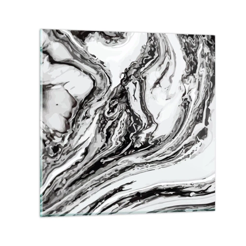 Quadro su vetro - All'inizio vi era il caos - 70x70 cm