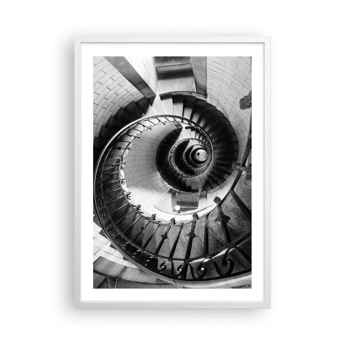 Poster in cornice bianca - Ancora più in alto - 50x70 cm